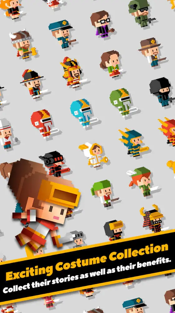 Screenshot of the Raising Infinite Swords app