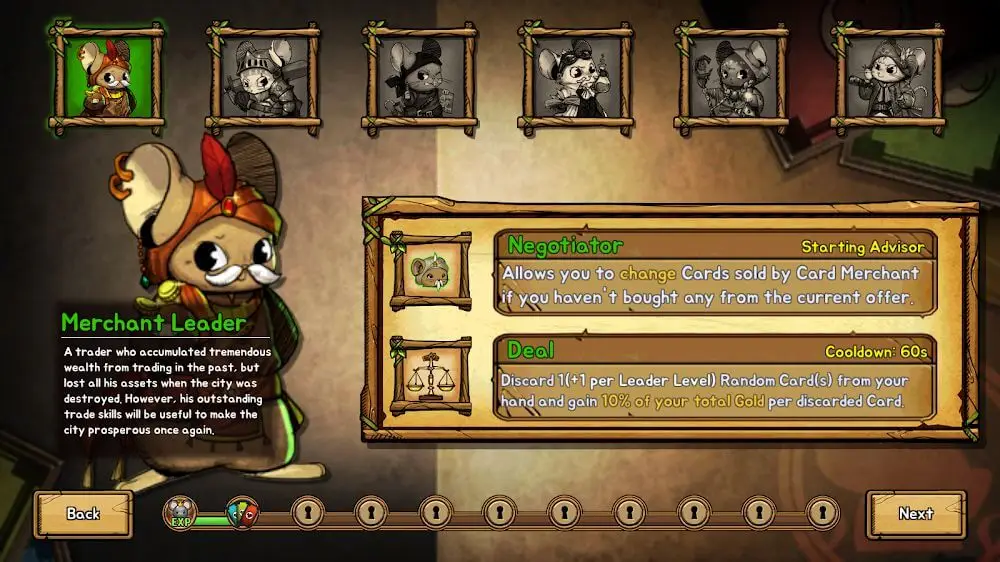 Screenshot of the Ratropolis game