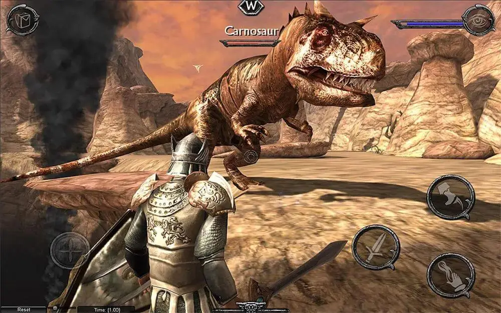 Screenshot of the Ravensword: Shadowlands game