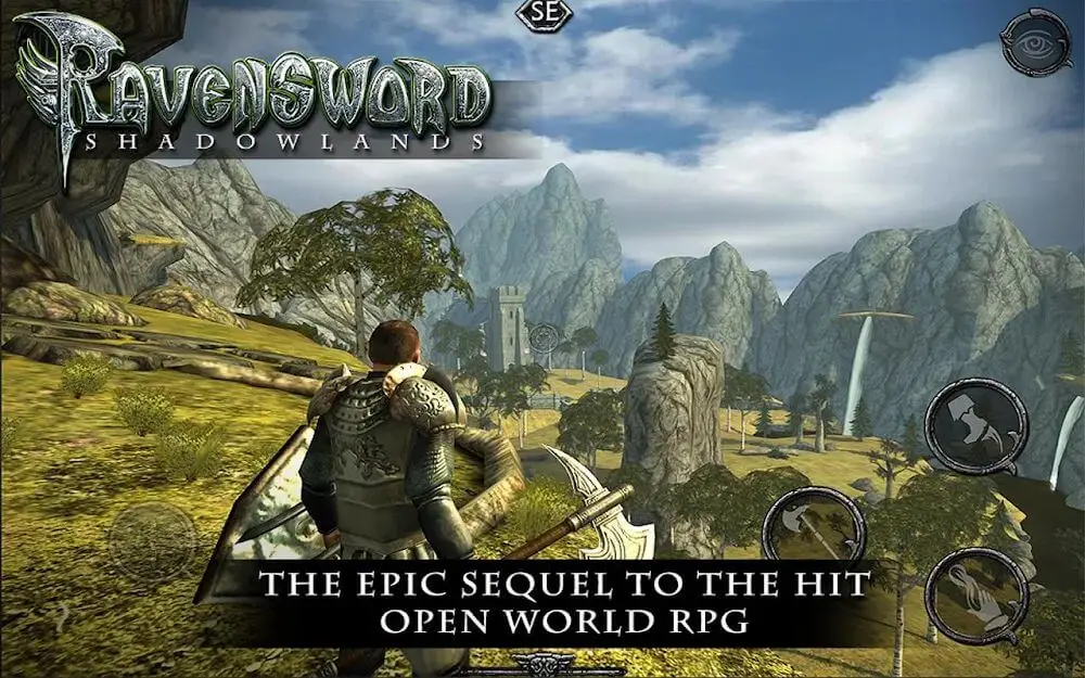 Screenshot of the Ravensword: Shadowlands game