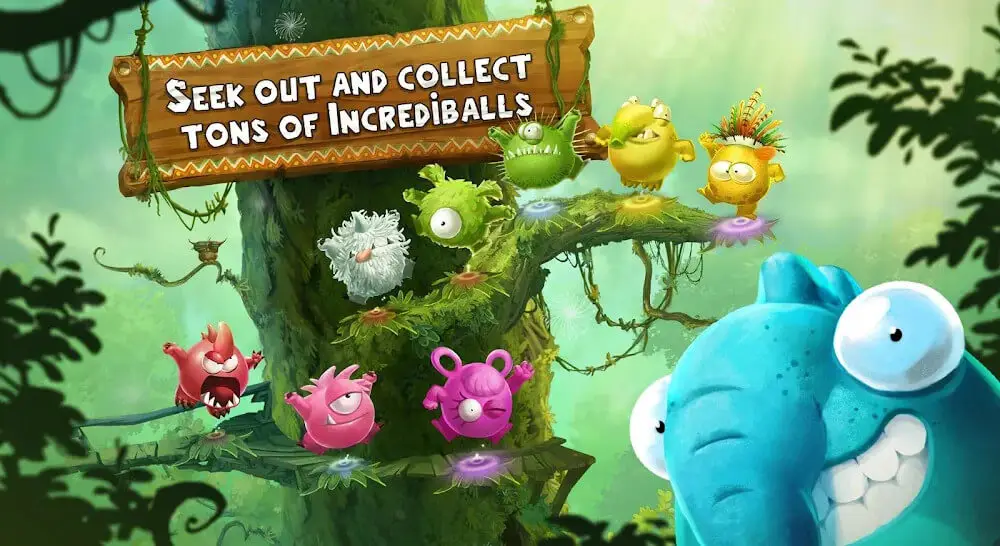 Screenshot of the Rayman Adventures game