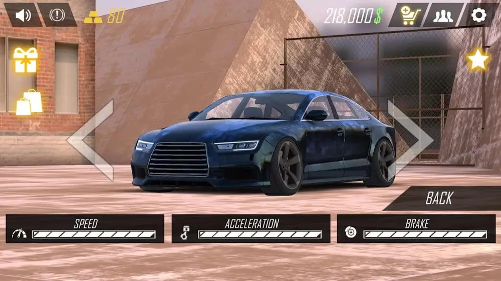 Screenshot of the Real Car Parking 2017 game