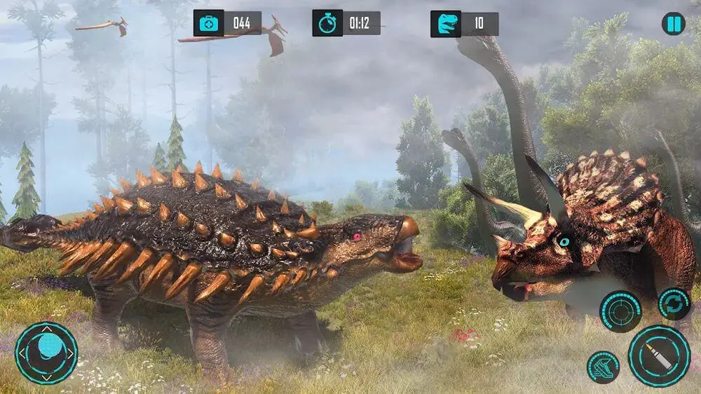 Screenshot of the Real Dino Hunting Gun Games game