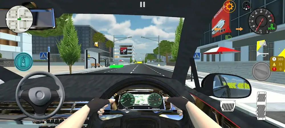 Screenshot of the Real Indian Cars Simulator 3D game