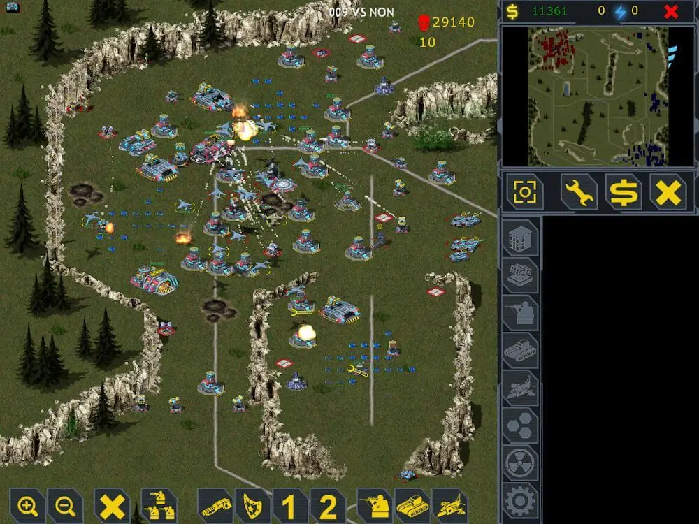 Screenshot of the Redsun RTS Premium game