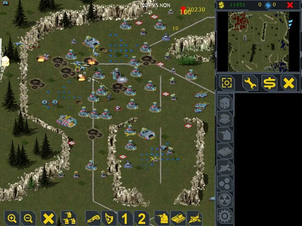 Screenshot of the Redsun RTS Premium game
