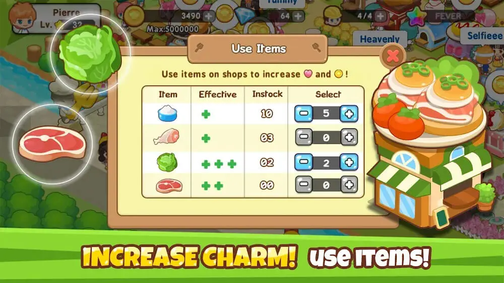 Screenshot of the Restaurant Paradise: Sim Builder game