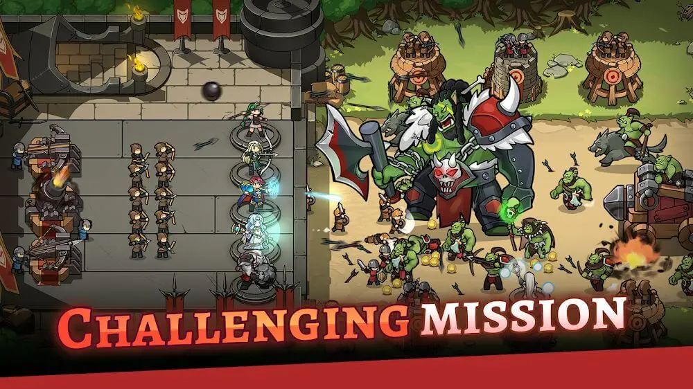 Screenshot of the Rise Of The Defenders game