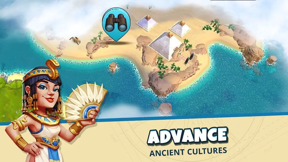 Screenshot of the Rise of Cultures game