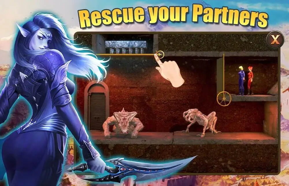 Screenshot of the Road of Kings game