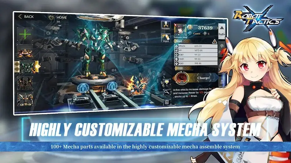 Screenshot of the Robot Tactics X game