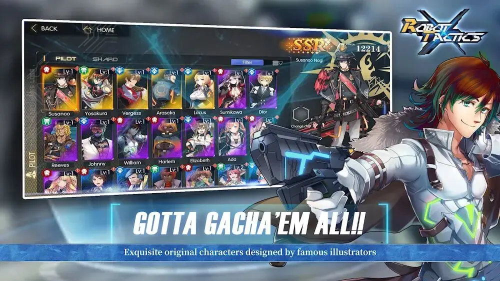 Screenshot of the Robot Tactics X game