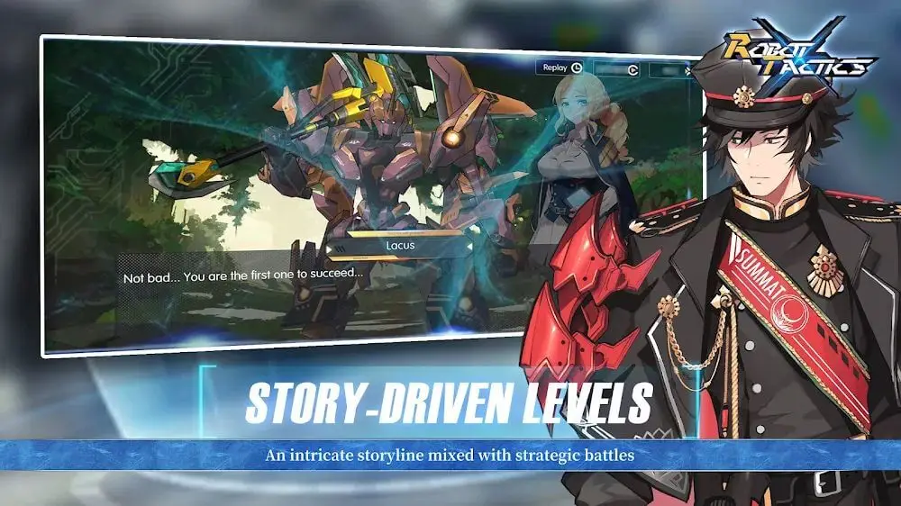 Screenshot of the Robot Tactics X game