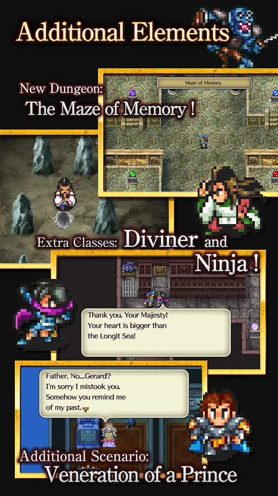 Screenshot of the Romancing SaGa 2 app