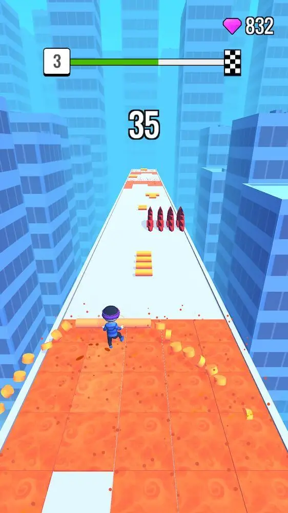 Screenshot of the Roof Rails app
