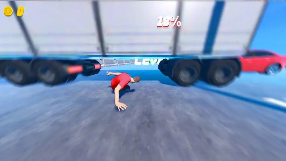 Screenshot of the Rooftop Run game