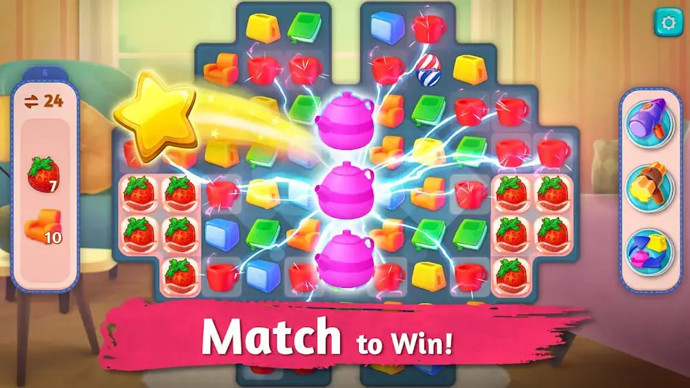 Screenshot of the Room Flip Home Redecor game