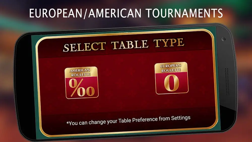 Screenshot of the Roulette Royale game