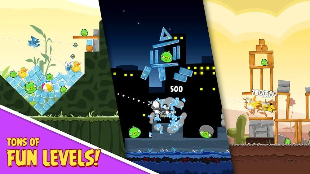 Screenshot of the Rovio Classics: Angry Birds game