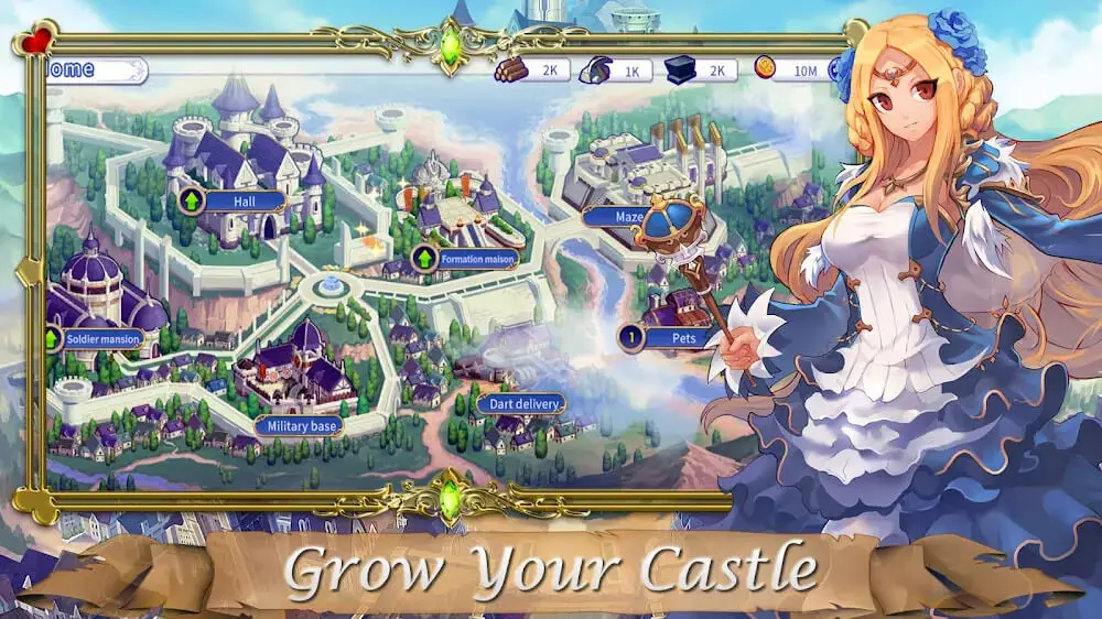 Screenshot of the Royal Knight Tales game