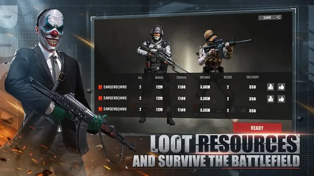 Screenshot of the Rules of Survival 2.0 game