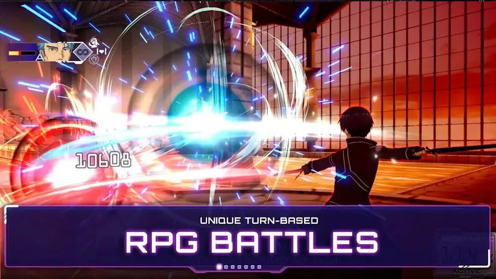 Screenshot of the SAO Unleash Blading game