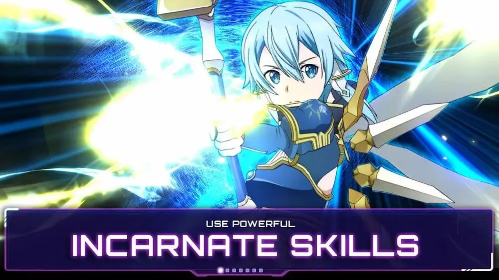 Screenshot of the SAO Unleash Blading game