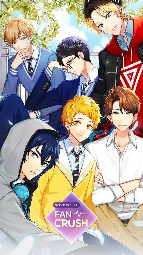 Screenshot of the SECRET Fan Crush app