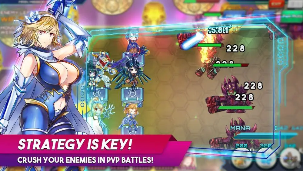Screenshot of the SF Girls game