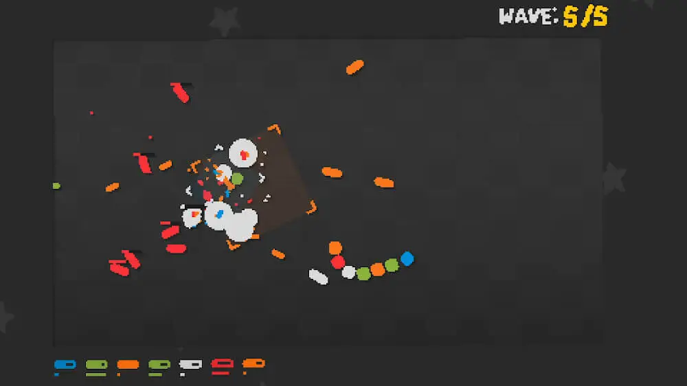Screenshot of the SNKRX game
