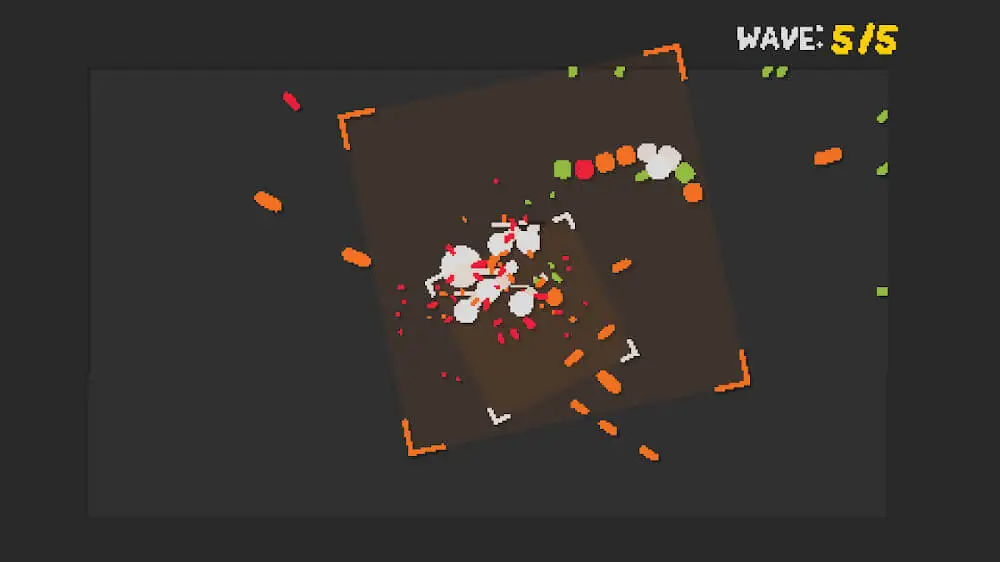 Screenshot of the SNKRX game