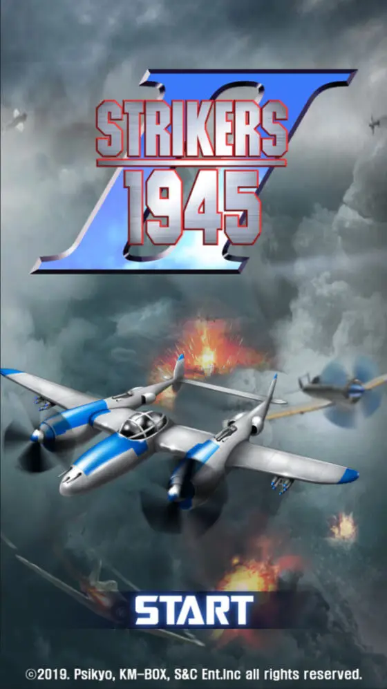 Screenshot of the STRIKERS 1945-2  app