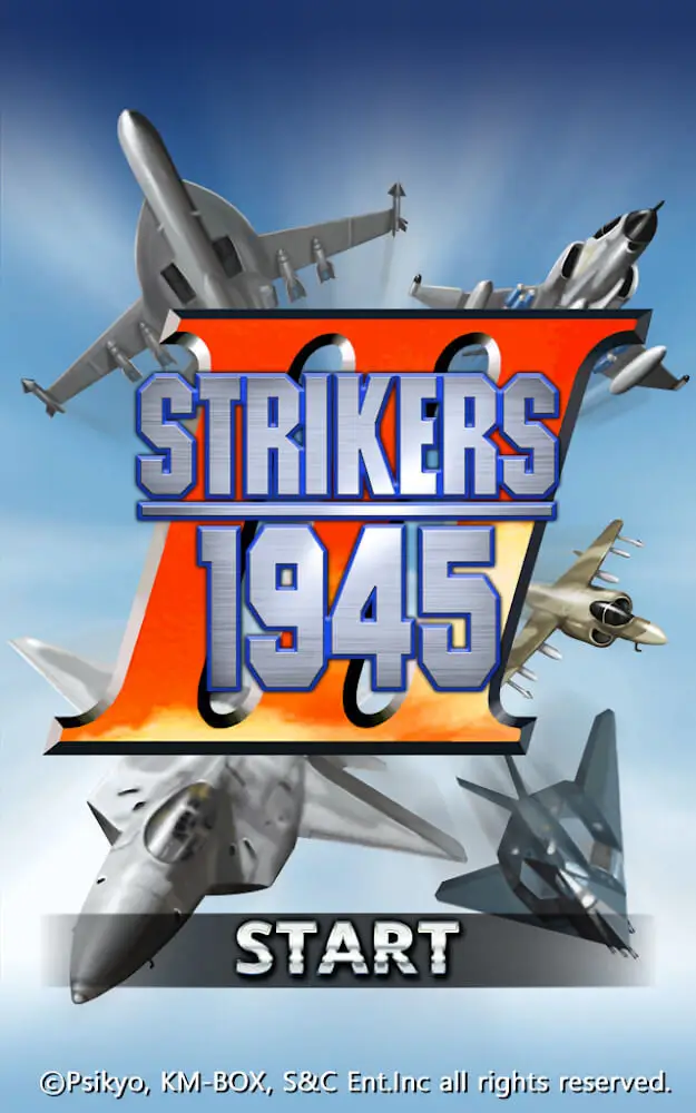 Screenshot of the STRIKERS 1999 app