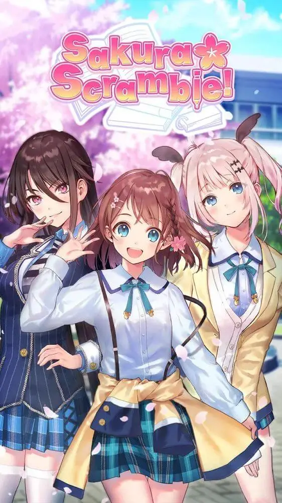 Screenshot of the Sakura Scramble! app