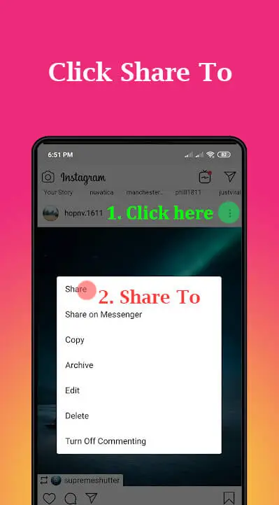 Screenshot of the Save & Repost IG 2021 app