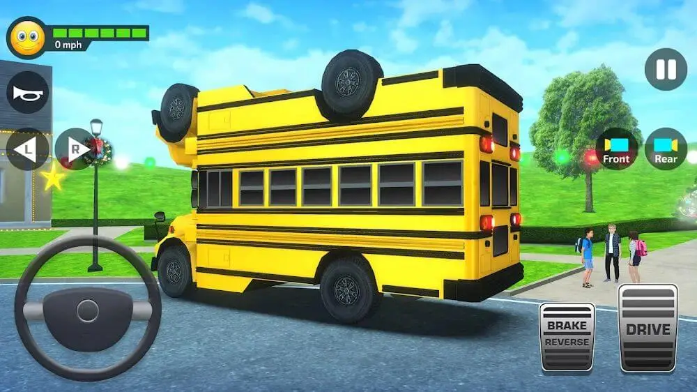 Screenshot of the School Bus Simulator Driving game