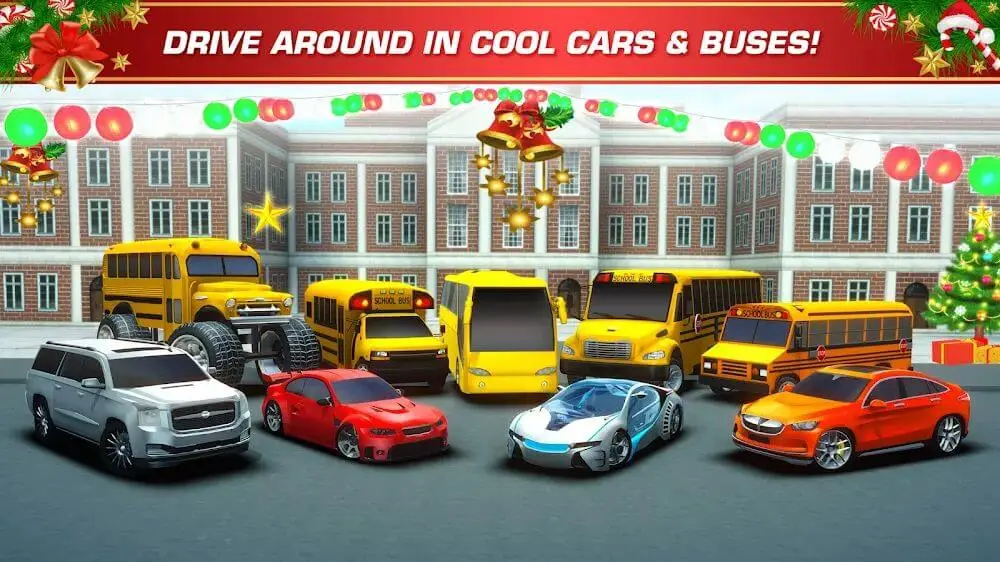 Screenshot of the School Bus Simulator Driving game