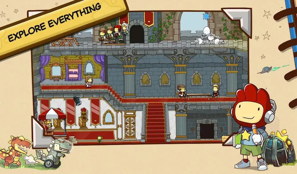 Screenshot of the Scribblenauts Unlimited game