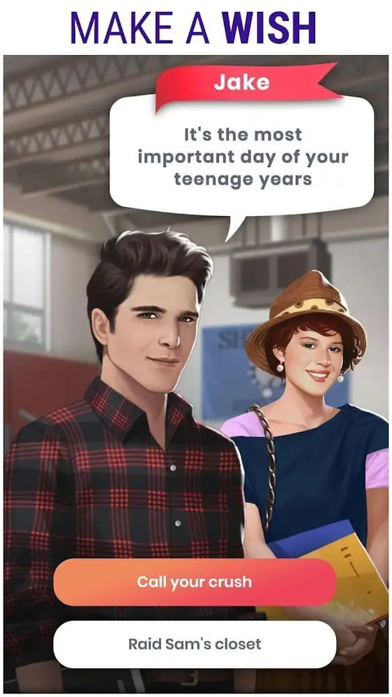 Screenshot of the Series: Your Story Universe app