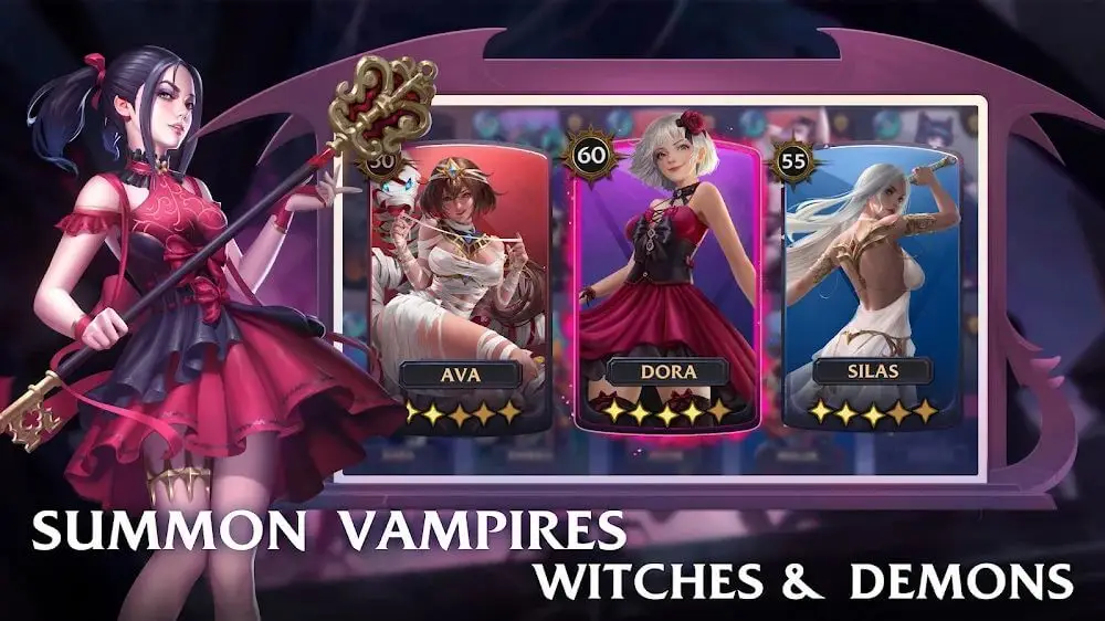 Screenshot of the Shadow Brides game