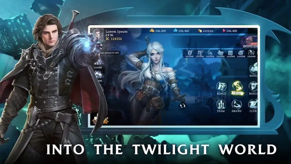 Screenshot of the Shadow Brides game