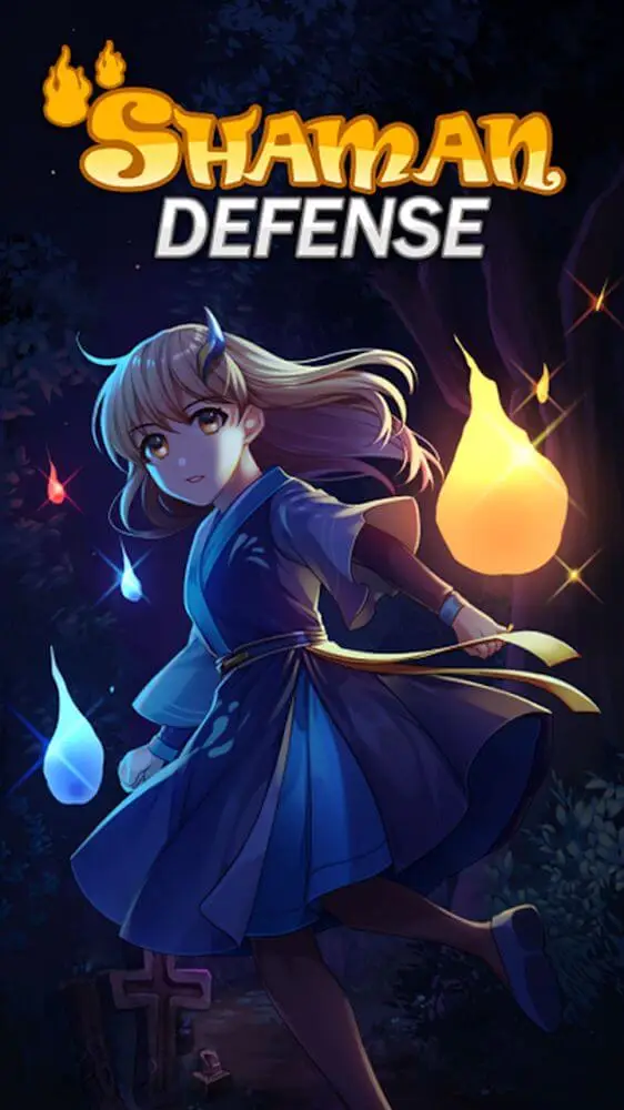 Screenshot of the Shaman Defense app