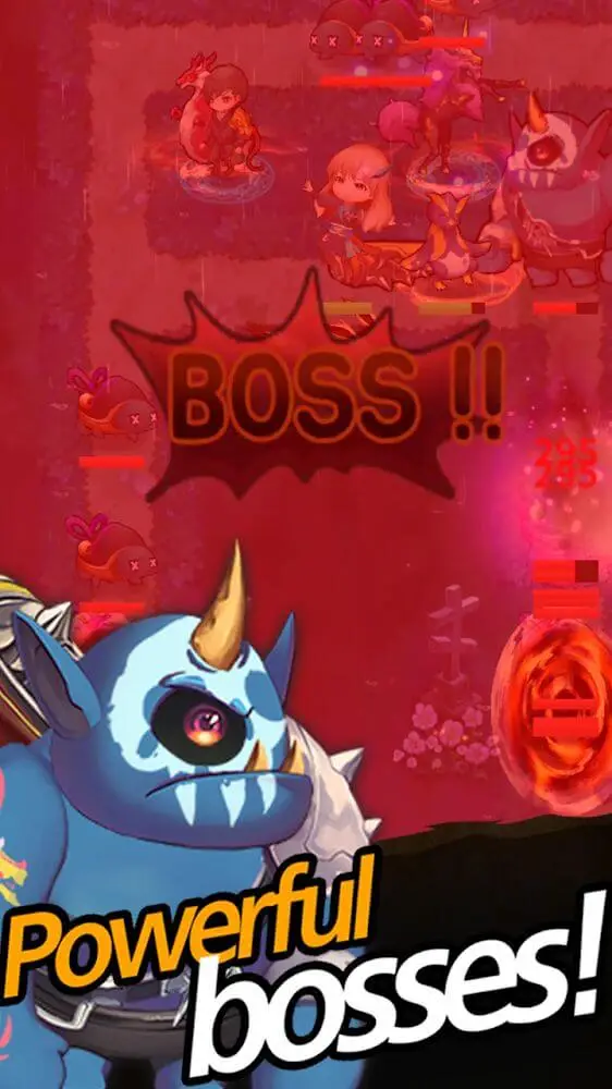 Screenshot of the Shaman Defense app