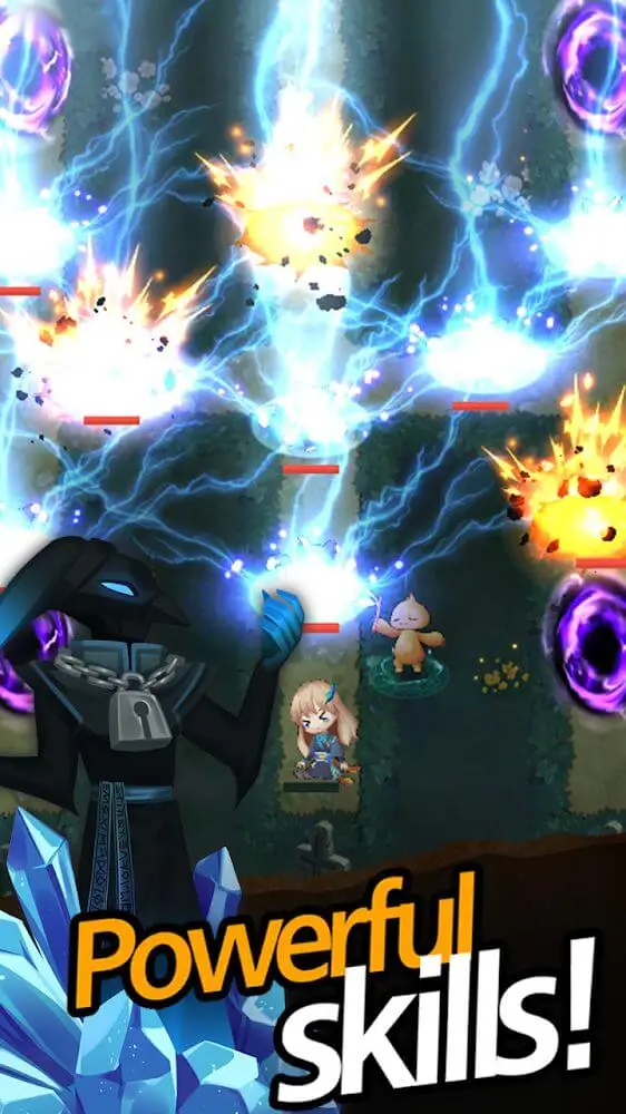Screenshot of the Shaman Defense app
