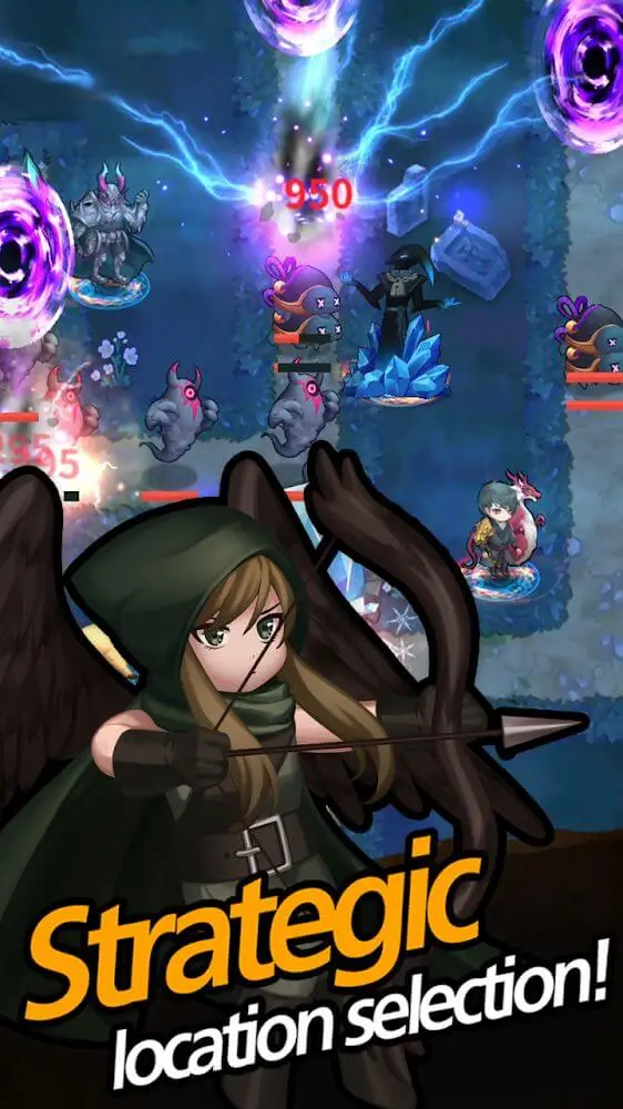 Screenshot of the Shaman Defense app