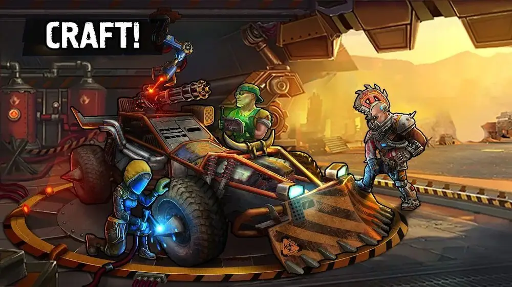 Screenshot of the Shelter War game