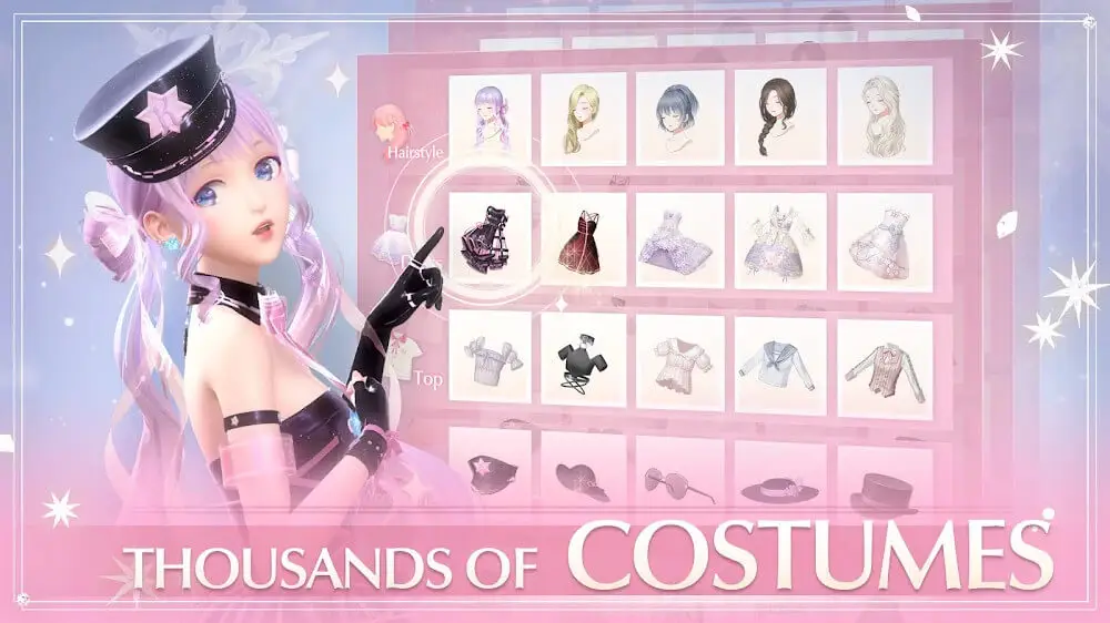 Screenshot of the Shining Nikki game