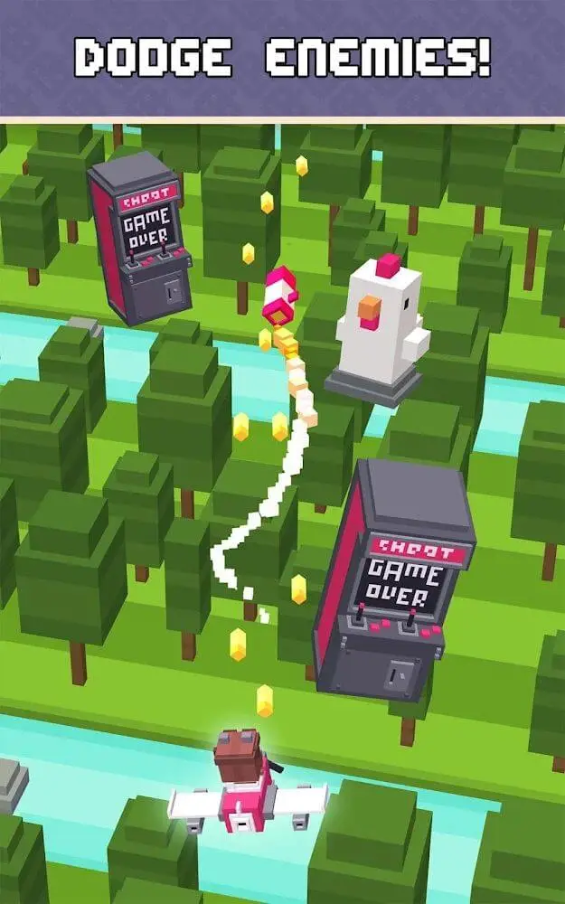 Screenshot of the Shooty Skies app