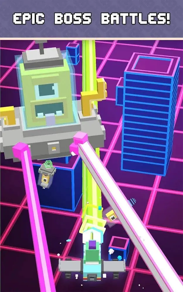 Screenshot of the Shooty Skies app