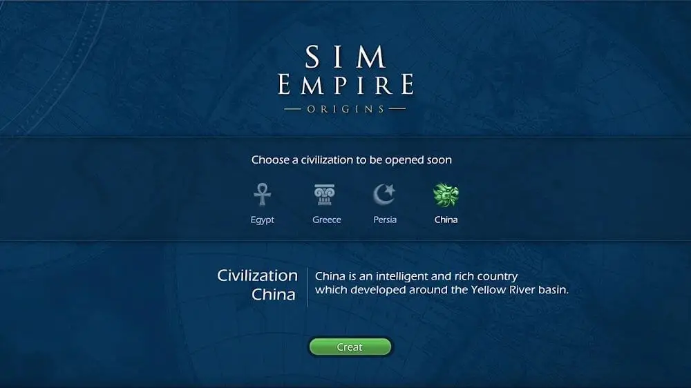 Screenshot of the Sim Empire game